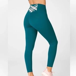 Fabletics teal leggings